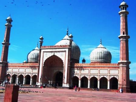 Jama Masjid, La mezquita más grande de Asia.